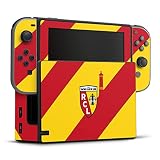 DeinDesign Autocollant Compatible avec Nintendo Switch Sticker Film Autocollant Racing Club de Lens Articles pour Fans Football