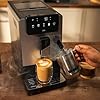 Cecotec Macchina Caffè Superautomatica Compatta Cremmaet Steam Latte Art. 19Bar, Vaporizzatore, Thermoblock, Plug&Play, Macinino Conico, 5 Livelli, Serbatoio Acqua 1.1L, Caffè 150g, Pulizia Automatica