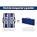 Mesa Plegable de Camping - con 4 Sillas - Aluminio - Medidas...