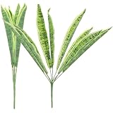 Toddmomy 2piezas Plantas Artificiales Sansevieria Realistas de Decorativas para Interior y Exterior Adorno para Habitaciones Juveniles Decoración Natural y Fácil Mantenimiento