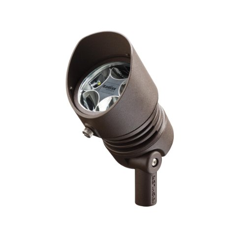 Kichler 16009AZT30 12V LED 13W 10-Degree Spot 3000K, Textured Architectural Bronze