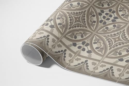 Tapis extérieur vinyle 140x210 cm bohème géométrique rectangle - 6