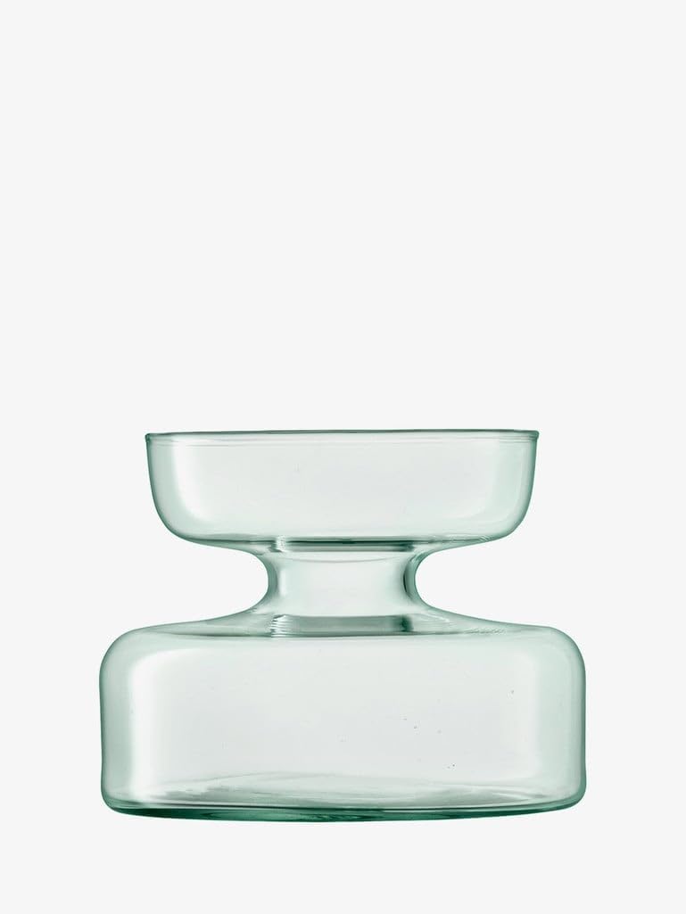 LSA International Canopy Vaso In Vetro Riciclato – 10 Cm, Fatto A Mano, Per Fiori O Bulbi