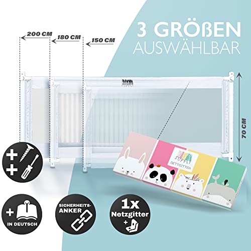 Bettgitter für Kinder von Kids Supply – Sicherer Schlafschutz