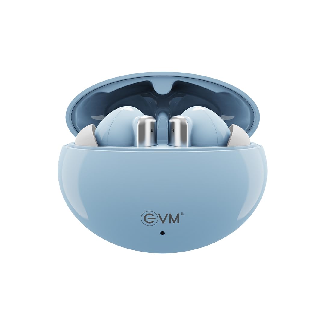EVM EnBuds ANC TWS - 45 Hours Playtime - True Wireless EarBuds with Anti Noise Cancellation & 4X Mics - 1 Year Warranty (EVM-TWS-02-Blue) (Blue) (B0CTHPRY8R) Amazon Price History, Amazon Price Tracker