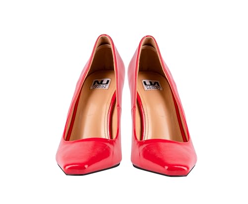 Ninety Union Pandora Geometric Metal Heel Pump2