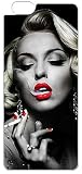 iPhone 6S Case Marilyn Monroe, Marilyn Monroe Smoking White Soft Rubber Silicone Scratch Proof Phone Case Cover Skin for iPhone 6 6S 4.7 Inch
