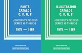1979 - 1984 GMC Chevrolet Truck Parts and Illustrations Catalogs Books By Detroit Iron