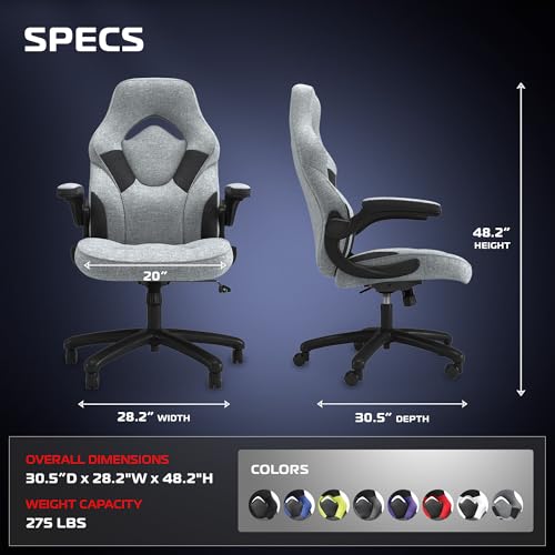 Image of Respawn 3085 Gaming Chair, Ergonomic Office Chair, Headrest, Flip-Up Arms