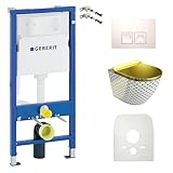 Siège confortable et construction hygiénique : abattant WC à fermeture douce, siège de toilette à dégagement rapide pour un confort d'utilisation amélioré. Design sans rebord avec montage invisible, empêche l'accumulation de saleté et de bactéries.