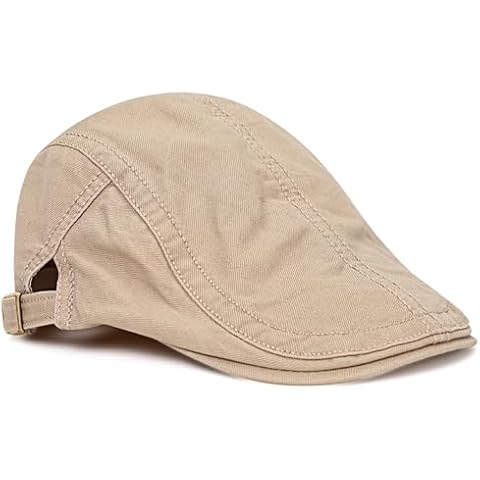 Dalababa Mens Cotton Flat Cap for Outdoor Cover