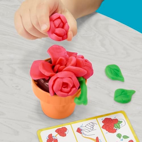 Play-Doh Blooming Flowers Playset, Creative Crafts for Toddlers, Arts and Crafts - View 8