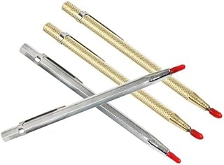 4 Pcs Portable Engraver Etching Cream Glass Ceramics Tools Magnet Pen Fountain Pen Nibs Metal Etching Tool Engraving Machine - (Color: Golden)
