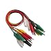 Produktbild Chowcencen P1025 10 Stück Krokodilklemmen Elektrische Clips Draht DIY Prüfleitungen Alligator Doppel-Ended-Test Jumper Wire