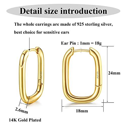 ORAZIO Orecchini a Cerchio da Donna in Argento