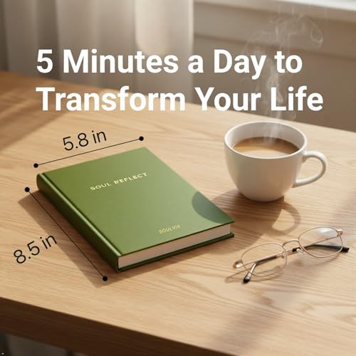 Image of Guided Journal for Self-Discovery - 180 Undated Prompts for Gratitude, Healing, Personal Growth & Mindfulness - Wellness Journal for Emotional Clarity, Self Care & Mental Health Gift for Women & Men