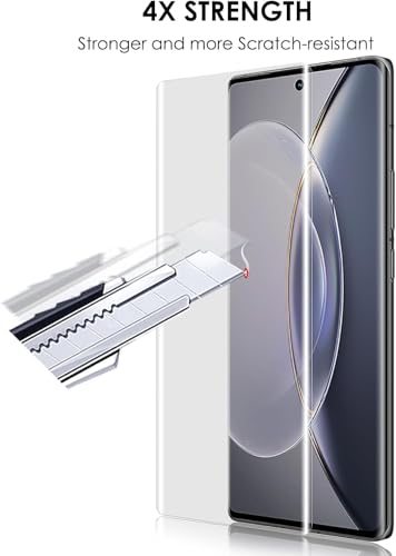 Image of SHILD Premium UV Tempered Glass Screen Protector Guard Compatible For Vivo T4 5G (6.77 Inch, Pack of 1) | Full Adhesive UV Curved | HD Clarity | Case Friendly | Easy Installation Kit Included