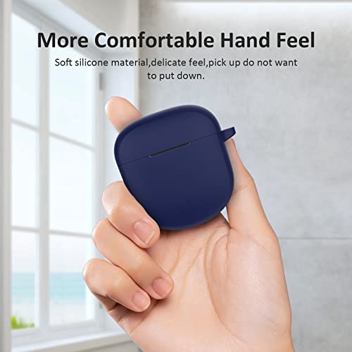 Case For Bose Quietcomfort Earbuds Ii 2 2022, Silicone Cover Protective Skin Sleeve ( Dark Blue) - Lefxmophy #TOP2