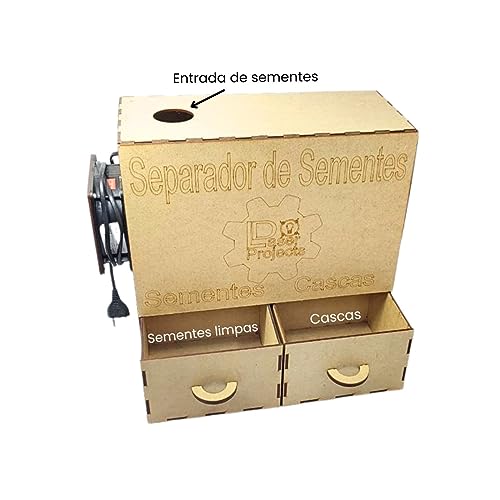 Separador Soprador de Sementes Elétrico para Pássaros Bivolt 110v/220v