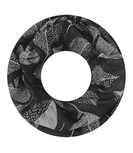 Majea Damen Loop Schal Schlauchschal Halstuch (880023) (schwarz 12)