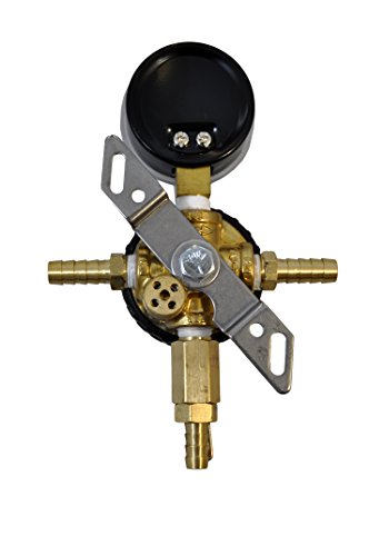 1-Way Secondary Air Regulator - Polycarbonate Bonnet: 1 Hose Barb x 1 Plug