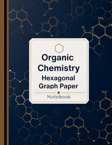 Organic Chemistry Hexagonal Graph Paper Notebook: 125 Pages of 1/4 Inch Hexagons | Lightweight & Lay-Flat Science Composition Pad for Students and Teachers | 8.5 x 11 Inches image 2