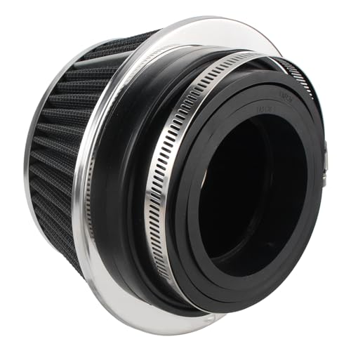 partszen SPE-8162 Universal Clamp-On Air Filter:High Performance, Washable Filter: Round Tapered, 3 in/3.5 in/4 in Flange ID; 2.625 in (67 mm) Height; 6 in (152 mm) Base; 4.75 in Top, Black by partszen - Image 4