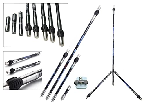 Zshjgjr Archery Bow Stabilizer Balance Bar Rod System 3-30 Inch Carbon Fiber Stabilizer Damping Shock Absorber For Recurve Compound Bow (10Inch, Blue) #TOP5