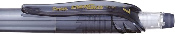 Pentel 0.7 mm - Kauçuk Tutaçlı Versatil - ENERGİZE SİYAH