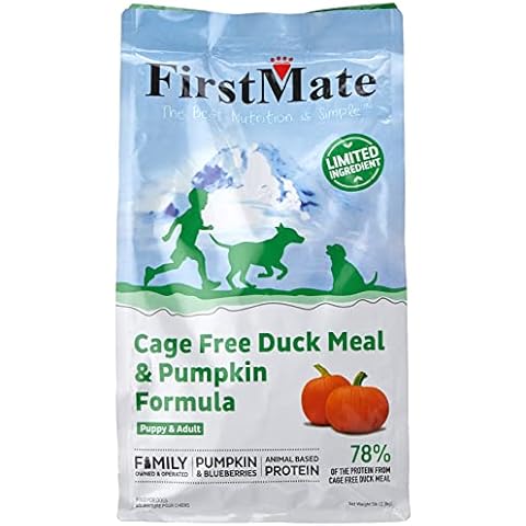Firstmate, Limited Ingredient Cage-Free Duck Meal & Pumpkin Formula Dry Dog Food, 5 lb Cover