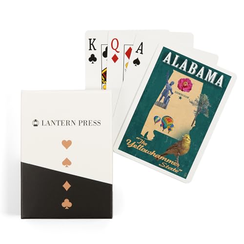 Lantern Press Birmingham Alabama 52 Naipes Póker