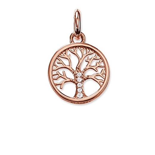 THOMAS SABO Anhänger Lebensbaum vergoldetes Silber KC0002-416-14