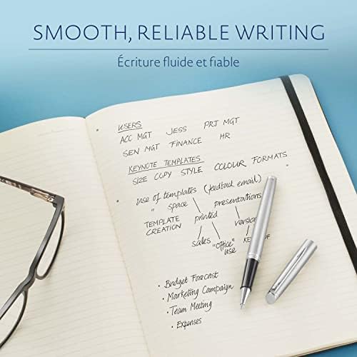Waterman Rollerball Pen Refill | Fine Point | Black Ink | 2 Count