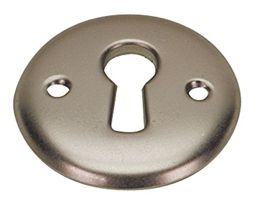 Schlüsselschild, matt-vernickelt