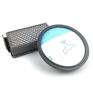 Filter Set Compatible with Rowenta Moulinex Tefal Compact Power Cyclonic ZR005901, ZR-005901 – Suitable for All Compact Power Cyclonic Models – RO37xx Series Vacuum Cleaner Accessories