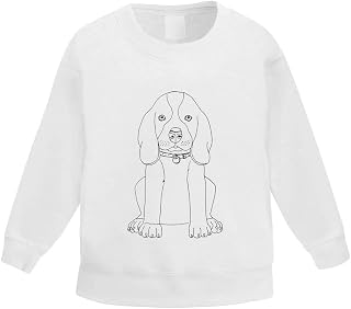 Azeeda 'Beagle Puppy' Kid's Sweatshirt/Jumper (3-4 Years) (KW00018907)