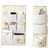 HÄNGEND WAND ORGANIZER SET- Größe：7 Taschen- 58 x 35 cm; 3 Taschen- 58 x 19 cm; Seillänge frei einstellbar
