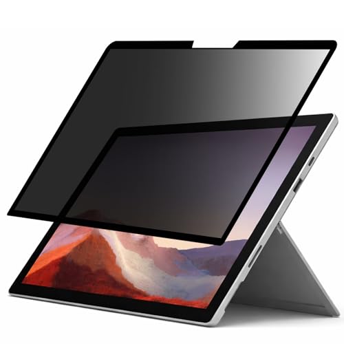 Surface Pro 7+ / Surface Pro 7 / 6 / 5 / 4/ 3 �i12.3�C���`�j �Ή� �z���� �v���C�o�V�[�t�B���^�[ �u���[���C�g�J�b�g �`�����h�~�t�B���^�[ ���˖h�~ �`�����h�~�t���ی�t�B���� �S���� �`�����h�~