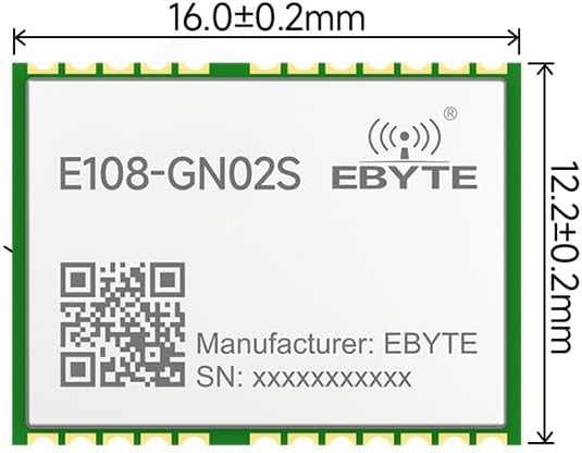 GPS Module BDS GPS GLONASS Tracker NMEA0183 Compatible Multi-mode Satellite Positioning and Navigation E108-GN02S