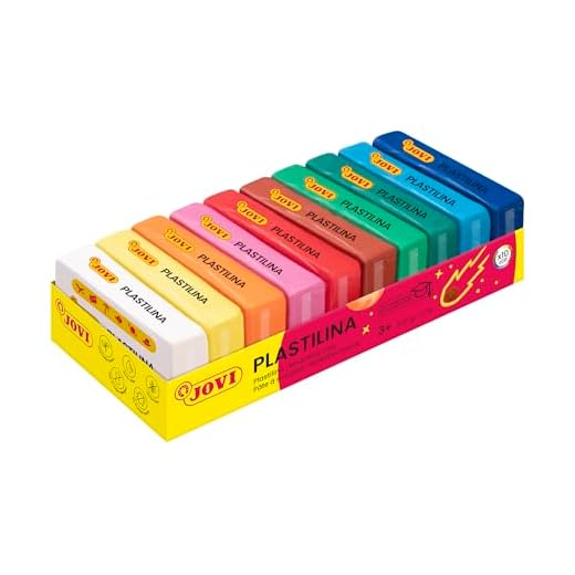 Jovi 70/10S - Plastilina (10 colores, 500 g)