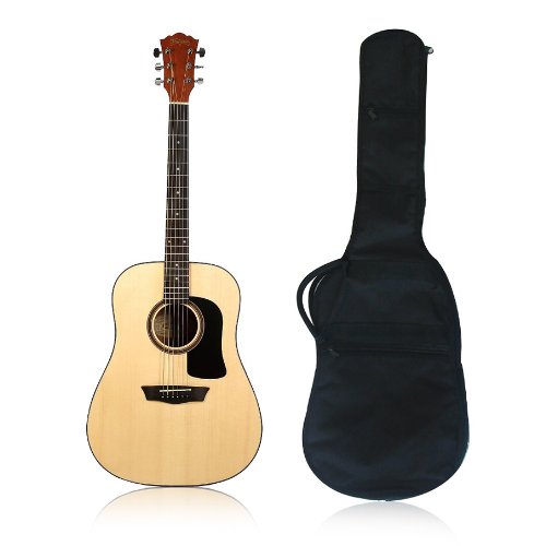Guitares acoustiques WASHBURN D6SN NATUREL SATINE Folk - Les Beatles, Paul McCartney, John Lennon, RIngo Starr, George Harrison Guitares acoustiques WASHBURN D6SN NATUREL SATINE Folk – Image 3