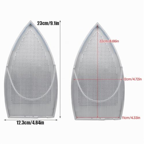 Miniatura 2 de Joyzan Suela Protectora Plancha, Protector Para Planchar Ropa Antiadherente Protector De Aluminio Resistente Al Calor Cubierta Zapata Hierro Hogar Familiar Protege Tu Ropa Forma 23 Cmx12,3 Cm