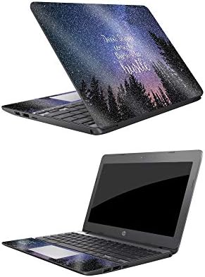 MightySkins Glossy Glitter Skin for HP Chromebook 11.6" (2018) - Hustle | Protective, Durable High-Gloss Glitter Finish | Easy to Apply, Remove, and Change Styles | Made in The USA image 5
