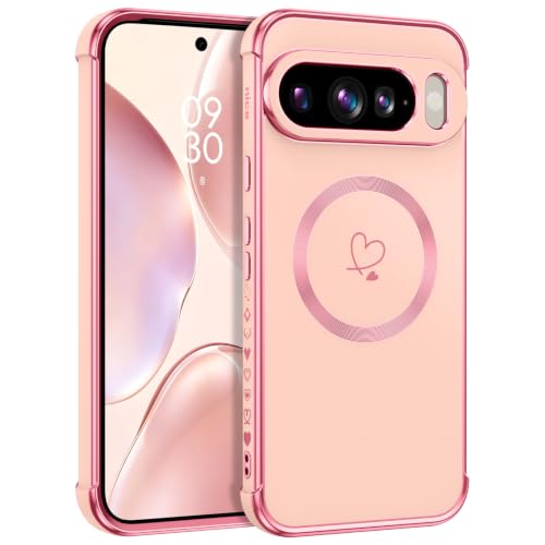 YINLAI Magnetic Case for Google Pixel 10/10 Pro, Pink