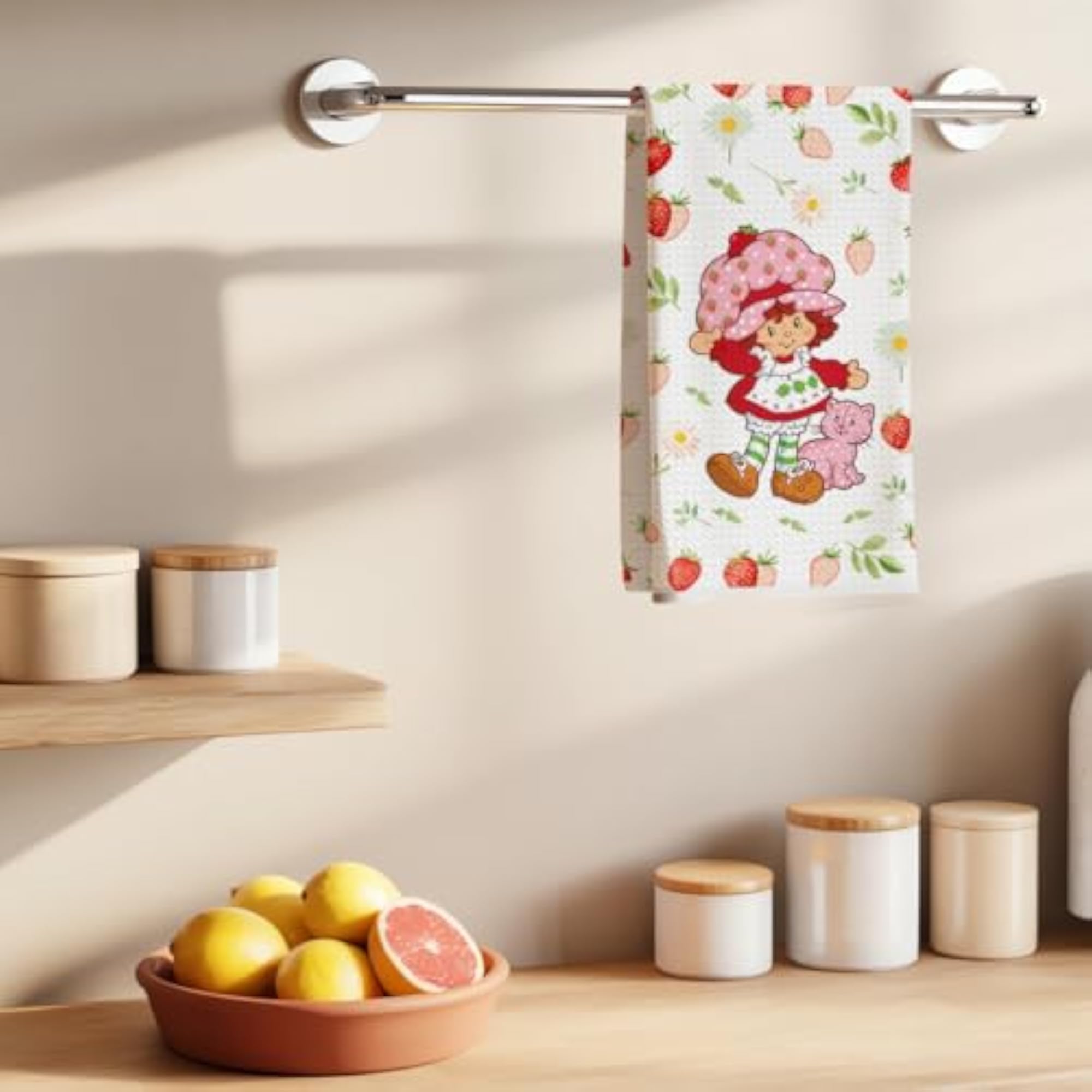 Cute Strawberry Kitchen Towel Set