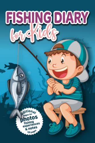 FISHING JOURNAL and logbook for kids, children and young anglers | fishing tracker to record catches | perfect notebook for young anglers: DIN A5 | ... each catch with space for photos and notes