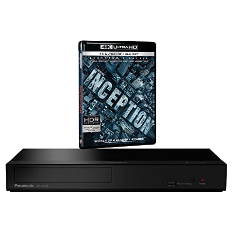 Panasonic DP-UB159 MultiRegion bundle including Inception 4K UHD Disc Cover