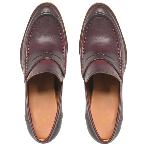 Image of MOOMMO Women Chunky Platform Loafers Pumps Round Closed Toe Slip On Penny Loafers Suede Block High Heels Oxford Shoes Formal Classic Thick Heel Dress Loafer Office Ladies Vintage Comfort 4-11 M US