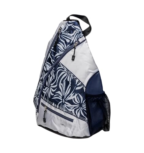 Glove It Sling Bag - 19 in x 13 in. Pickle Ball Bag w/Adjustable Strap, Clip-On Shoe Bag Included, Functional Pickleball Bag - Island Breeze
