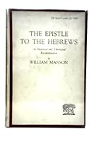 Epistle to the Hebrews 0340006838 Book Cover